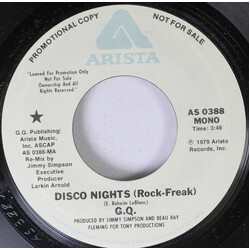 GQ Disco Nights (Rock-Freak) USED VINYL 7INCH SINGLE PROMO MONO STEREO