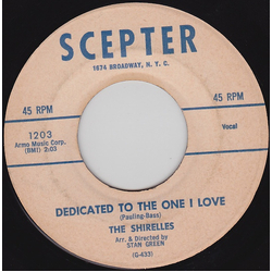 The Shirelles Dedicated To The One I Love / Look A Here Baby Vinyl 7" USED