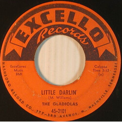 The Gladiolas Little Darlin' USED VINYL 7INCH 45 RPM SINGLE