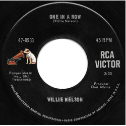 Willie Nelson One In A Row / San Antonio Rose USED VINYL 7INCH 45 RPM SINGLE