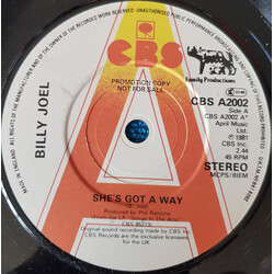 Billy Joel She's Got A Way USED VINYL 7INCH 45 RPM SINGLE PROMO