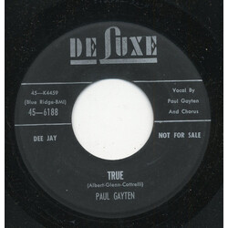 Paul Gayten True / In The Evening When The Sun Goes Down USED VINYL 7INCH 45 RPM PROMO