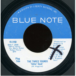 The Three Sounds Sittin' Duck / Sugar Hill Vinyl 7" USED