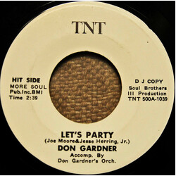 Don Gardner Let's Party USED VINYL 7INCH 45 RPM PROMO