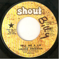 Louise Freeman Tell Me A Lie USED VINYL 7INCH 45 RPM SINGLE PROMO