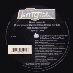 Blaze / Underground Dance Artists United For Life / Byron Stingily Spread Love USED VINYL 12INCH 33 S RPM