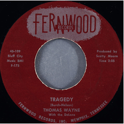 Thomas Wayne / The DeLons Tragedy Vinyl 7" USED