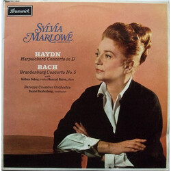 Sylvia Marlowe / Joseph Haydn / Johann Sebastian Bach / The Baroque Chamber Orchestra / Daniel Saidenberg Harpsichord Concerto In D / Brandenburg Conc