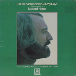 Richard Harris I, In The Membership Of My Days Vinyl LP USED