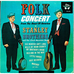 The Stanley Brothers / The Clinch Mountain Boys Folk Concert Vinyl LP USED