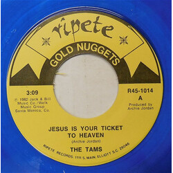 The Tams Jesus Is Your Ticket To Heaven USED VINYL 7INCH 45 RPM SINGLE