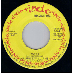 The Tymes / Maurice Williams & The Zodiacs Miss Grace / May I Vinyl 7" USED