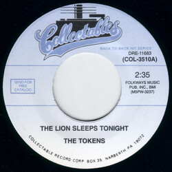 The Tokens The Lion Sleeps Tonight USED VINYL 7INCH SINGLE 45 RPM