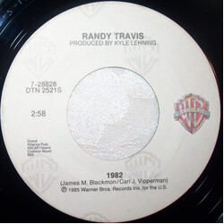Randy Travis 1982 / Reasons I Cheat USED VINYL 7INCH 45 RPM SINGLE
