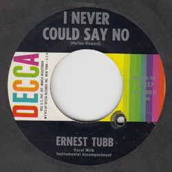 Ernest Tubb I Never Could Say No USED VINYL 7INCH 45 RPM SINGLE