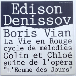 Edison Denisov Boris Vian La Vie En Rouge / Colin Et Chloé Vinyl LP USED
