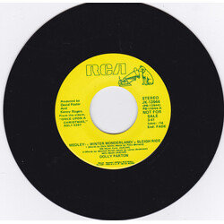Dolly Parton Medley: Winter wonderland, Sleigh Ride USED VINYL 7INCH SINGLE PROMO