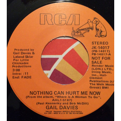 Gail Davies Nothing Can Hurt Me Now Vinyl 7" USED