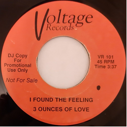 Three Ounces Of Love / Al Downing I Found The Feeling / Darlene Vinyl 7" USED