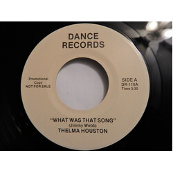 Thelma Houston What Was That Song USED VINYL 7INCH 45 RPM SINGLE PROMO
