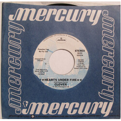 Clover (3) Hearts Under Fire USED VINYL 7INCH 45 RPM PROMO