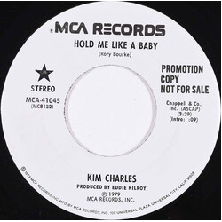 Kim Charles Hold Me Like A Baby USED VINYL 7INCH 45 RPM PROMO