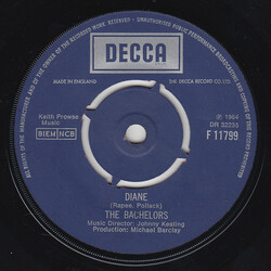The Bachelors Diane USED VINYL 7INCH 45 RPM SINGLE REPRESS