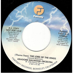 The Aragorn Ballroom Orcestra (Theme From) The Lord Of The Rings USED VINYL 7INCH 45 RPM PROMO STEREO MONO
