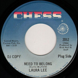 Laura Lee Need To Belong USED VINYL 7INCH 45 RPM PROMO