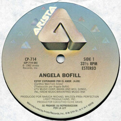 Angela Bofill Estoy Esperando Por El Amor / Tropical Love USED VINYL 12INCH 33 S RPM