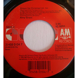 Amy Grant Grown Up Christmas List - Edit USED VINYL 7INCH 45 RPM SINGLE