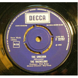 The Bachelors The Unicorn USED VINYL 7INCH 45 RPM SINGLE
