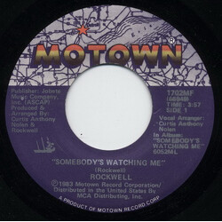 Rockwell Somebody's Watching Me USED VINYL 7INCH 45 RPM SINGLE