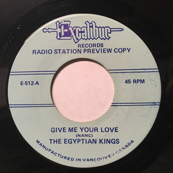 Egyptian Kings / The Quintones (5) / Jimmy Witherspoon Give Me Your Love / My Girl Ivy Vinyl 7" USED