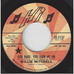 Willie Mitchell Ooh Baby, You Turn Me On / Lucky USED VINYL 7INCH 45 RPM PROMO STYRENE