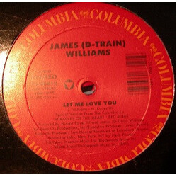 James "D-Train" Williams Let Me Love You Vinyl 12" USED
