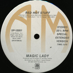 Magic Lady Red Hot Stuff USED VINYL 12INCH 33 S RPM STEREO