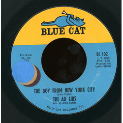 The Ad Libs The Boy From New York City / Kicked Around USED VINYL 7INCH 45 RPM SINGLE STYRENE