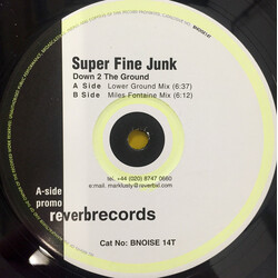 Super Fine Junk Down 2 The Ground USED VINYL 12INCH PROMO