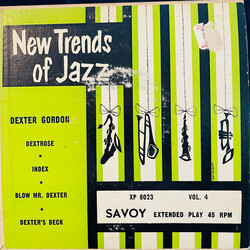 Dexter Gordon New Trends Of Jazz, Vol. 4 USED VINYL 7INCH 45 RPM EP