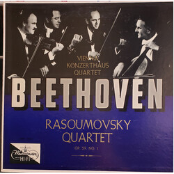 Ludwig Van Beethoven / Wiener Konzerthausquartett Rasoumovsky Quartet Op. 59, No. 1 Vinyl LP USED