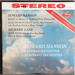 Howard Hanson / Eastman School Of Music Chorus / Richard Lane (8) / Patricia Berlin / Eastman Rochester Symphony Orchestra Elegy In Memory Of My Frien