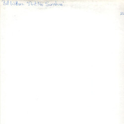 Bill Withers Ain't No Sunshine (Total Eclipse Mix) USED VINYL 12INCH WHITE LABEL