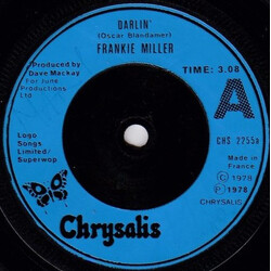 Frankie Miller Darlin' USED VINYL 7INCH SINGLE 45 RPM