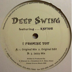 Deep Swing / Xavior I Promise You USED VINYL 12INCH