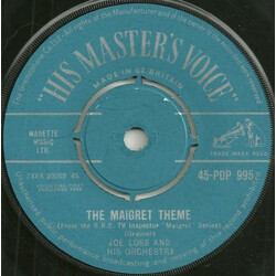 Joe Loss & His Orchestra The Maigret Theme USED VINYL 7INCH 45 RPM SINGLE