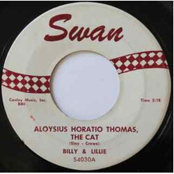 Billy & Lillie Aloysius Horatio Thomas, The Cat USED VINYL 7INCH 45 RPM