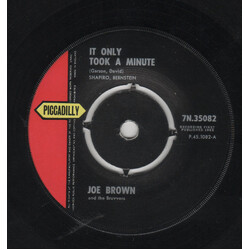 Joe Brown And The Bruvvers It Only Took A Minute VINYL 7" USED
