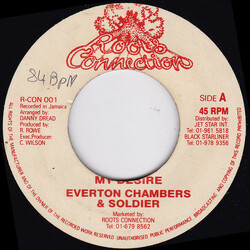 Everton Chambers / Soldier (10) My Desire USED VINYL 7INCH 45 RPM SINGLE