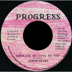 Leroy Smart Dedicate My Love To You USED VINYL 7INCH 45 RPM